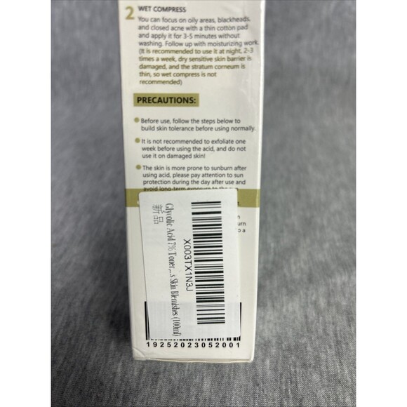 Glycolic Acid 7% Toning Solution. 100 ml 3.38 fl oz - Sealed,  READ For Exp Date - Picture 10 of 15